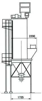 LMN-Ⅱ型脈動(dòng)反吸反吹袋式除塵器