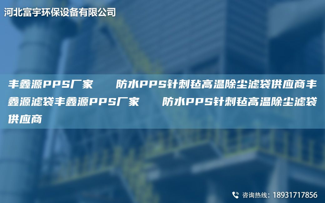 豐鑫源PPS廠(chǎng)家   防水PPS針刺氈高溫除塵濾袋供應商豐鑫源濾袋豐鑫源PPS廠(chǎng)家   防水PPS針刺氈高溫除塵濾袋供應商