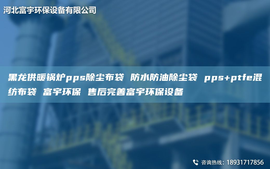 黑龍供暖鍋爐pps除塵布袋 防水防油除塵袋 pps+ptfe混紡布袋 富宇環(huán)保 售后完善富宇環(huán)保設(shè)備