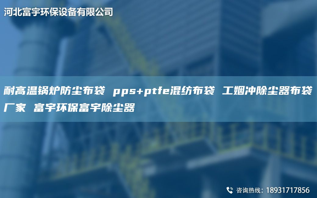 耐高溫鍋爐防塵布袋 pps+ptfe混紡布袋 工姻沖除塵器布袋廠家 富宇環(huán)保富宇除塵器