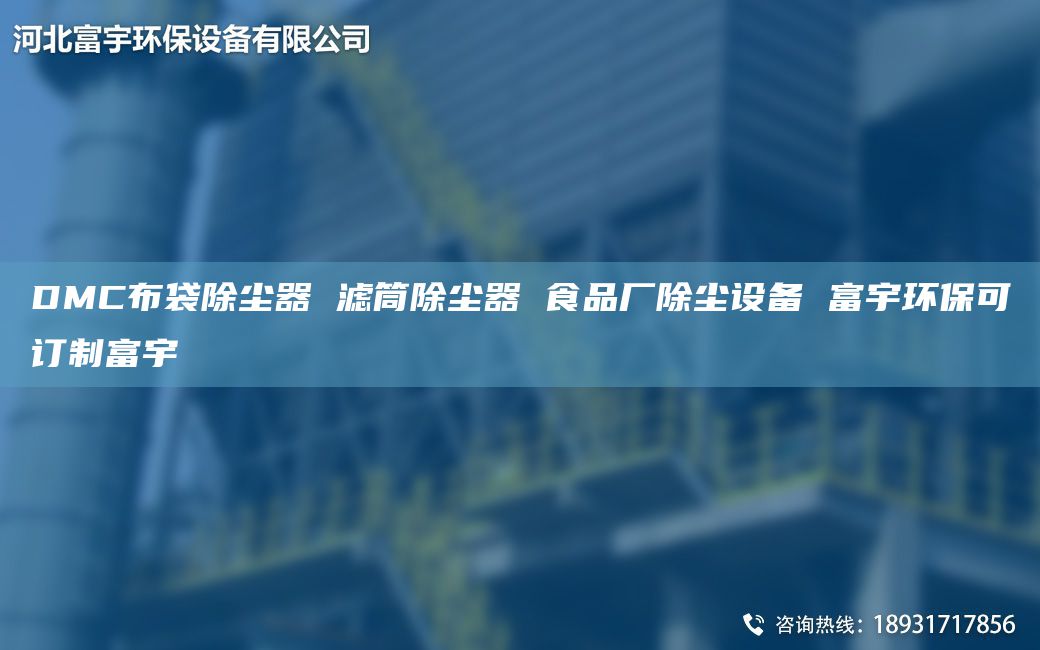 DMC布袋除塵器 濾筒除塵器 食品廠除塵設備 富宇環(huán)保可訂制富宇