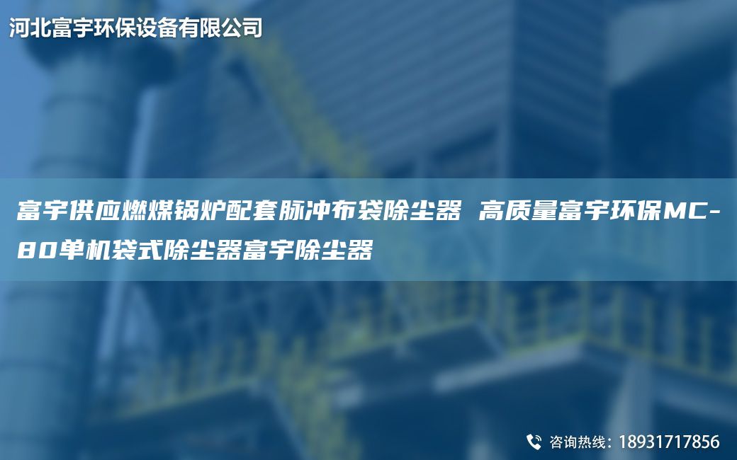 富宇供應(yīng)燃煤鍋爐配TA-O脈沖布袋除塵器 高質(zhì)量富宇環(huán)保MC-80單機(jī)袋式除塵器富宇除塵器
