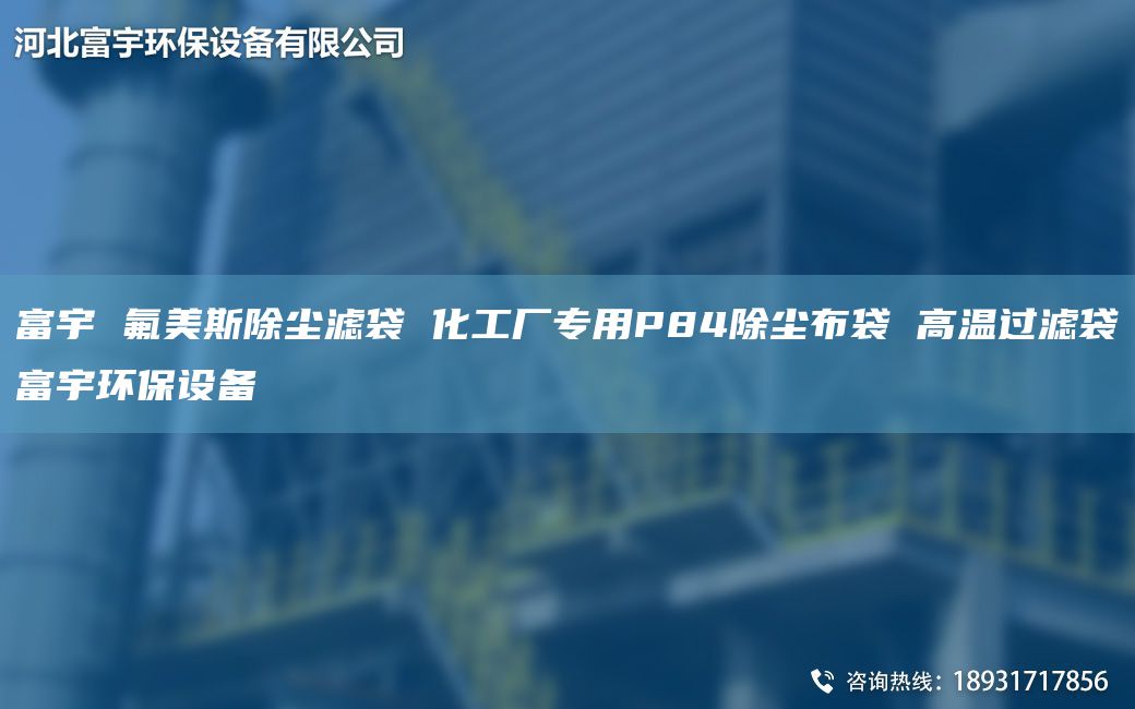 富宇 氟美斯除塵濾袋 化工廠專用P84除塵布袋 高溫過濾袋富宇環(huán)保設(shè)備
